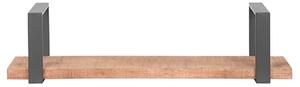 LABEL51 Raft de perete Slam, 80x23x20 cm, lemn/oțel ars, L MT-2285