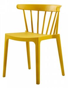 Scaun galben din plastic Bliss Ochre