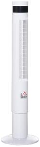 Homcom ventilator tip coloana, telecomanda inclusa, alb | AOSOM.ro