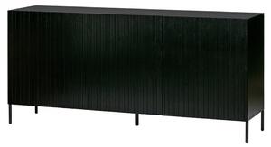 Bufet inferior negru din lemn de pin 180 cm Gravure