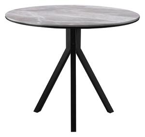 Masa dining 2HOME rotunda, Marble Gri, Ritmo, 80*70cm