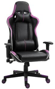 Vinsetto scaun gaming, inaltime ajustabila, 72x54x126-136cm | AOSOM RO