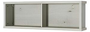Raft NONELL, alb, PAL laminat, 120x24x40 cm