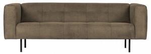 Canapea din piele verde pentru 2 persoane Skin Olive