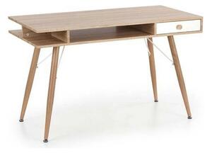 Birou B34, stejar sonoma/alb, 120x60x75 cm