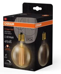Bec LED dimabil VINTAGE FILAMENT E27/5,8W/230V 2200K - Osram