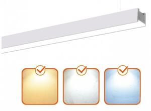 Plafonieră/suspendată LED KOLINE/40W/230V 3000/4000/6500K 120 cm, albă