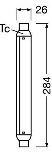 Tub fluorescent LED LINE S15s/7W/230V 2700K - Osram