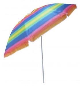 Umbrela plaja, multicolora, dungi, 170 cm