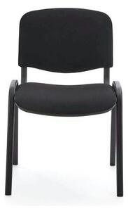 Scaun ISO, negru, stofa, 53x55x82 cm