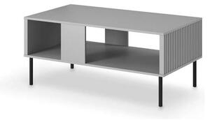 Masuta ASENSIO, gri mat/negru, PAL laminat, 100X60X48 cm