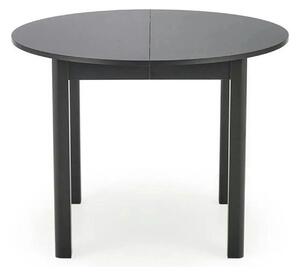 Masa extensibila RINGO, negru, PAL furniruit, 102/142x102x76 cm