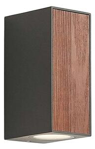 Lucande - Cimala Aplica de Exterior H14,4 Wood