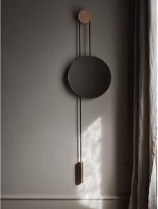 New Works - Rise & Shine Wall Mirror Natural Oak/Brass