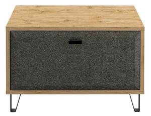Pantofar GRACE, stejar/gri antracit, PAL laminat, 79x42x51 cm