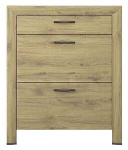 Pantofar SAPORI, stejar navarra, PAL laminat, 93x29x112 cm