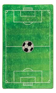 Covor de Copii Teren Football, Verde, 160x100 cm