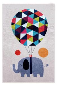 Covor de Copii Elefant Big Balloon, Multicolor, 160x100 cm