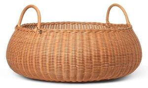 Ferm LIVING - Braided Basket Low Natural ferm LIVING