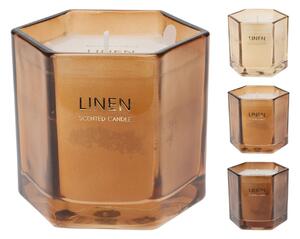 Lumanare parfumata Linen din sticla 9 cm - modele diverse