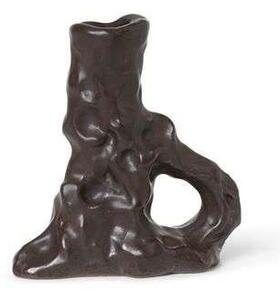 Ferm LIVING - Dito Candle Holder Single Dark Brown