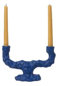 Ferm LIVING - Dito Candle Holder Double Bright Blue