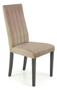 Scaun DIEGO 2, bej/negru, stofa catifelata/lemn de fag, 47x59x99 cm