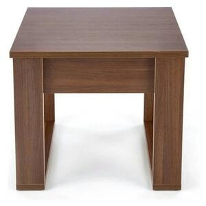 Masuta NEA KWADRAT, nuc inchis, PAL furniruit, 60x60x52 cm