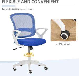 Vinsetto scaun ergonomic de birou, 65.5x61.5x88-97.5cm | AOSOM RO