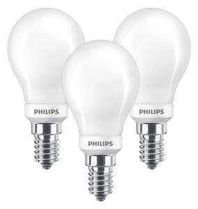 Philips - 3-pack Bec LED Dimmable 4,5W Crown E14