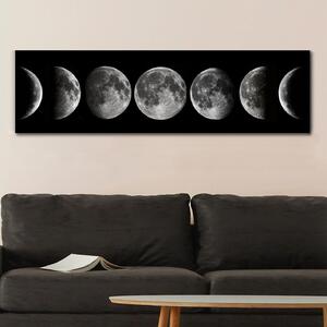 Tablou Canvas Eclipse Lunar, Multicolor, 120x50 cm