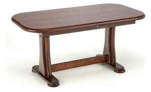 Masa extensibila TYMON 2, nuc inchis, lemn de fag, 125/164x65x60/72 cm