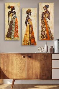 Tablou MDF Lusaka, 3 bucati, Multicolor, 50x70 cm