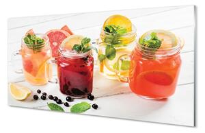 Tablouri pe sticlă Cocktail-uri cu citrice