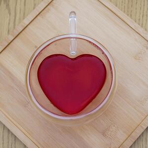 KONDELA Cană termorezistentă Heart, 2 buc., în formă de inimă, 250 ml, HOTCOOL TYP 3
