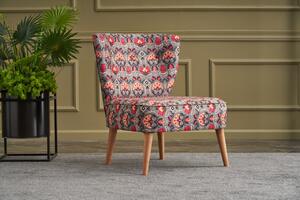 Atelier Del Sofa, Fotoliu fara brate Yagiz multicolor 65/65/80 cm