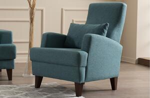Atelier Del Sofa, Fotoliu Yamac turcoaz 76/87/91 cm