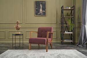 Atelier Del Sofa, Fotoliu Yunus rosu claret 69/83/80 cm