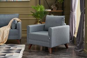 Atelier Del Sofa, Fotoliu Yasin albastru 82/81/85 cm