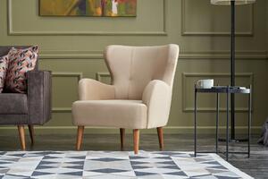 Atelier Del Sofa, Fotoliu Ada crem 73/80/87 cm