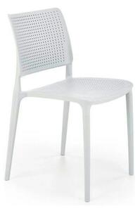 Scaun K514, albastru deschis, polipropilena, 42x55x79 cm
