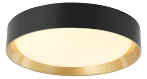 Lindby - Kambia LED Plafonieră Ø55 Black/Gold