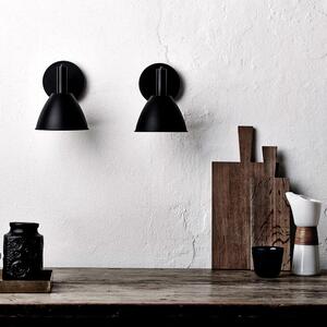 Lampefeber - Bauhaus 90W Aplică de Perete Black Lumini