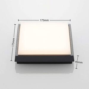 Lucande - Amra LED Square Plafonieră de Exterior 17,5 Dark Grey