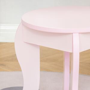 HOMCOM masa de machiaj, pentru copii, 60x36x88cm, roz | Aosom Ro