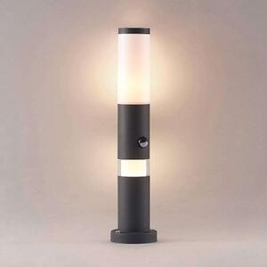 Lindby - Okari Lampă de Grădină w/Sensor Opal/Dark Grey Lindby