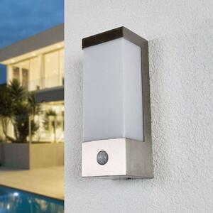 Lindby - Severina LED Aplica de Exterior w/Sensor Stainless Steel/White Lindby