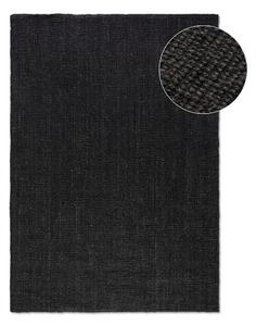 Covor negru din iută 60x90 cm Bouclé – Hanse Home