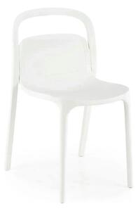 Scaun K490, alb, polipropilena, 46x55x80 cm