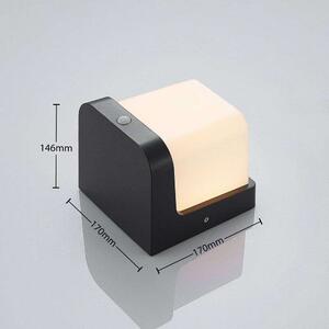 Lindby - Adenike LED Aplica de Exterior w/Sensor Dark Grey Lindby